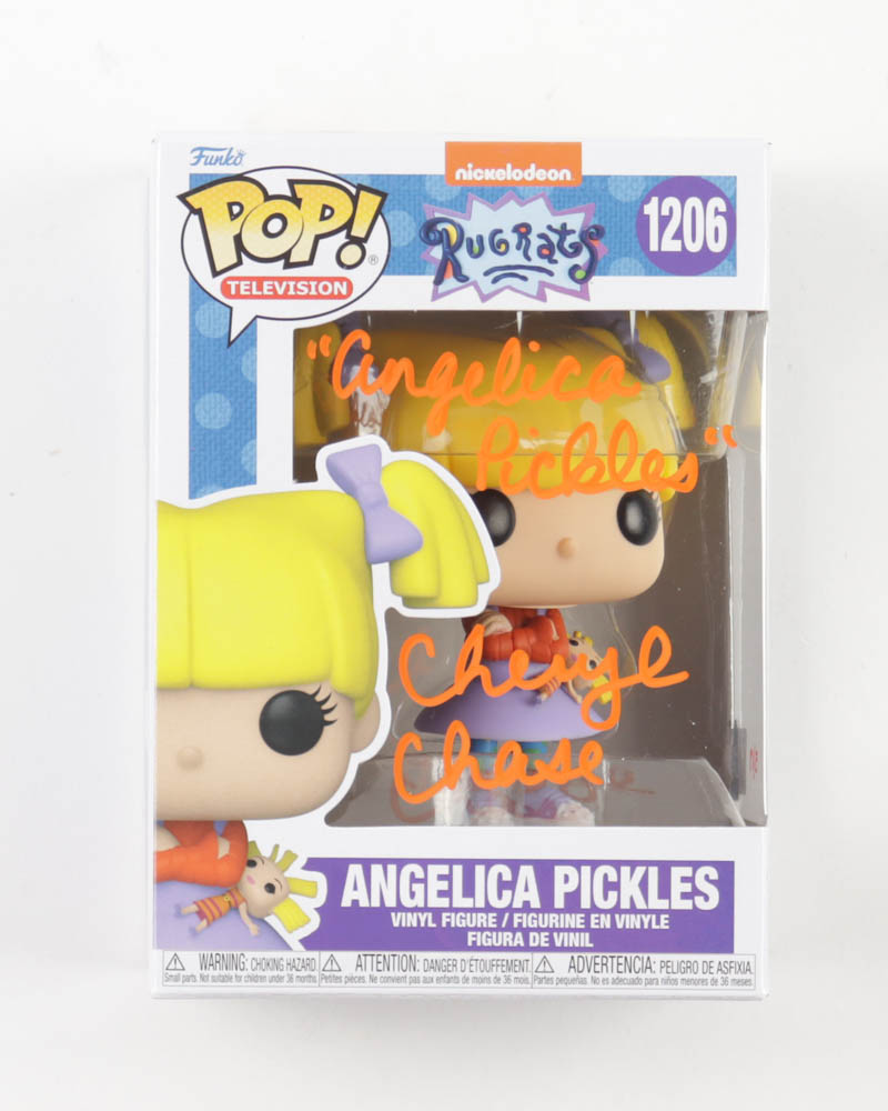Cheryl Chase Signed "Rugrats" #1206 Angelica Pickles Funko Pop! Vinyl Figure Inscribed "Angelica Pickles" (OC Celebrity) at PristineAuction.com Cheryl Chase Signed "Rugrats" #1206 Angelica Pickles Funko Pop! Vinyl Figure Inscribed "Angelica Pickles" (OC Celebrity) at PristineAuction.com