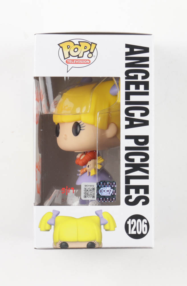 Cheryl Chase Signed "Rugrats" #1206 Angelica Pickles Funko Pop! Vinyl Figure Inscribed "Angelica Pickles" (OC Celebrity) at PristineAuction.com Cheryl Chase Signed "Rugrats" #1206 Angelica Pickles Funko Pop! Vinyl Figure Inscribed "Angelica Pickles" (OC Celebrity) at PristineAuction.com