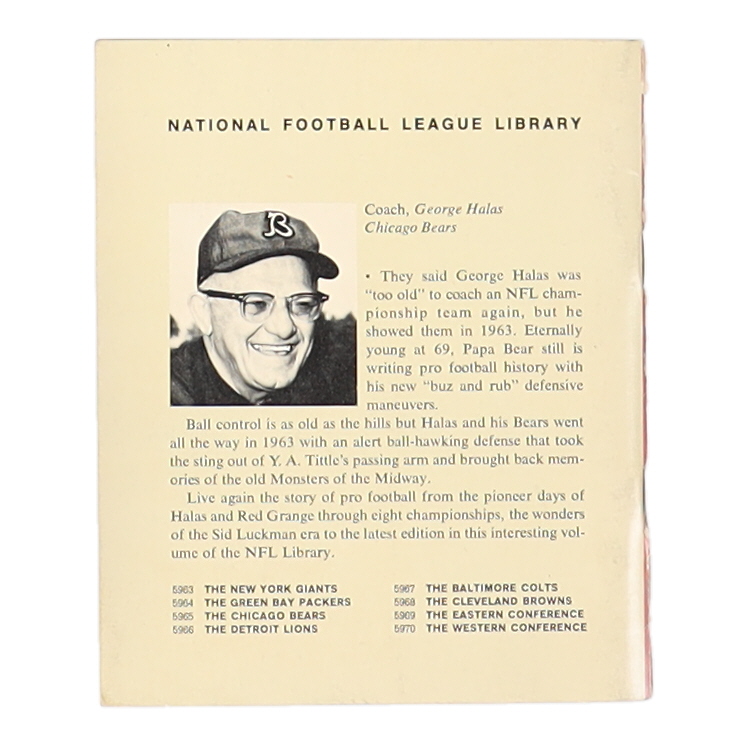 1964 Chicago Bears Official Program at PristineAuction.com 1964 Chicago Bears Official Program at PristineAuction.com