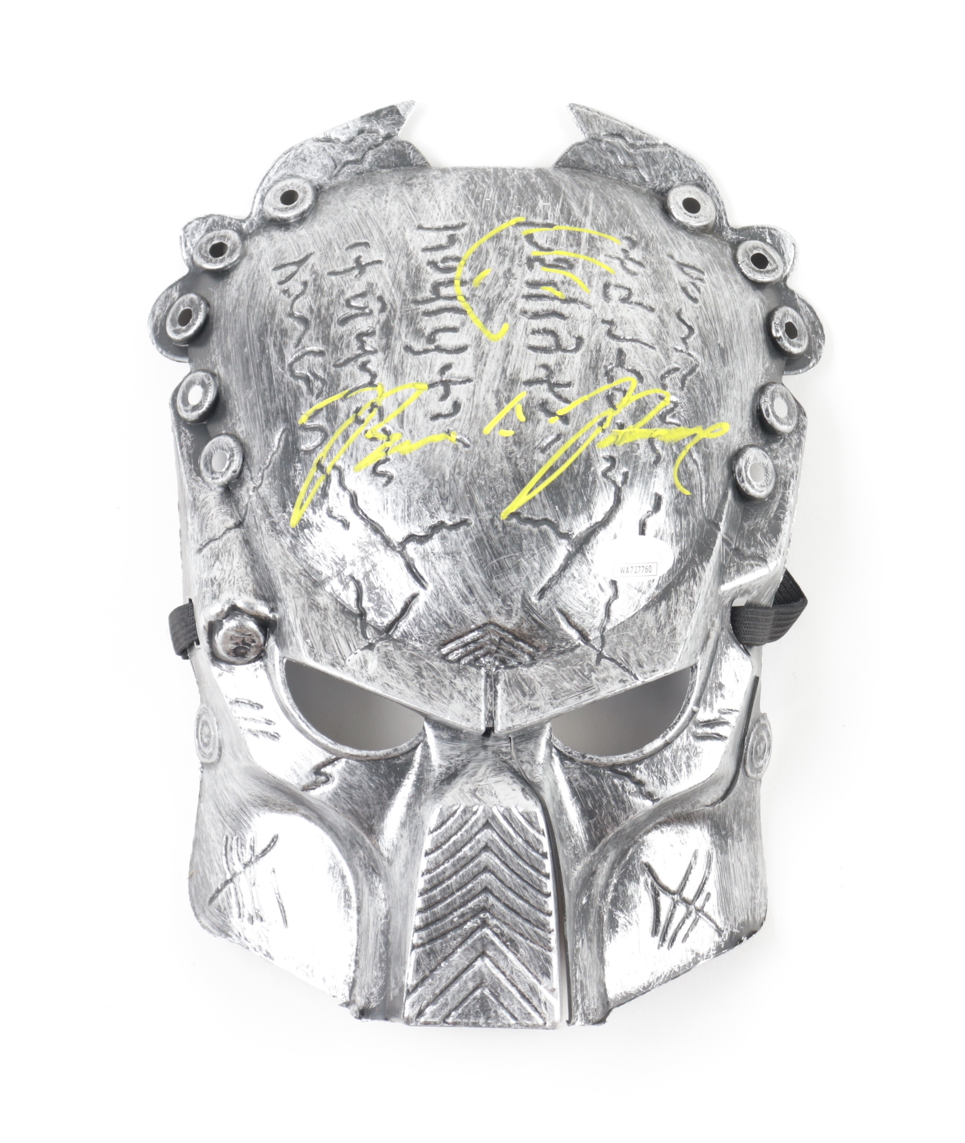 Brian A. Prince Signed Predator Mask (JSA) at PristineAuction.com Brian A. Prince Signed Predator Mask (JSA) at PristineAuction.com