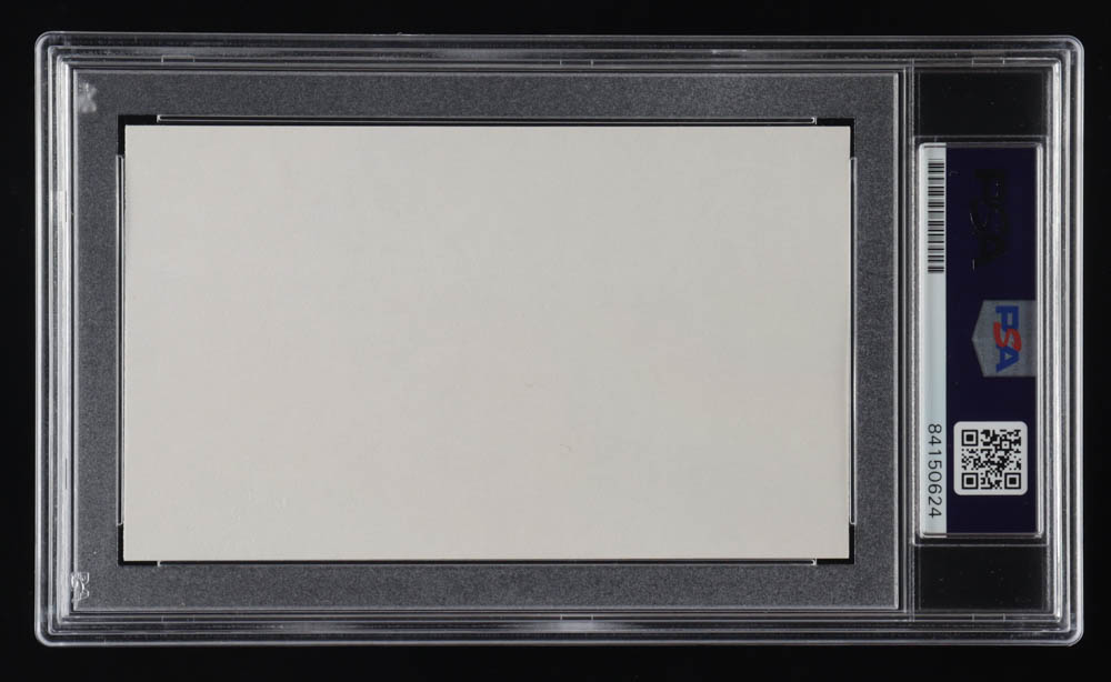 Casimer A. Nastal Signed Index Card Inscribed "Waist Gunner" & "Memphis Belle" (PSA) at PristineAuction.com Casimer A. Nastal Signed Index Card Inscribed "Waist Gunner" & "Memphis Belle" (PSA) at PristineAuction.com