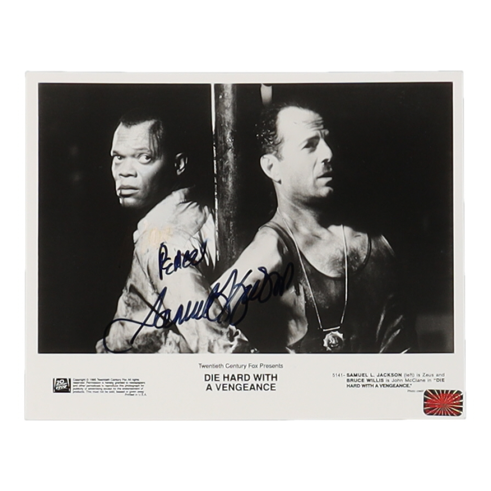 Samuel L. Jackson Signed "Die Hard with a Vengeance" 8x10 Photo ...