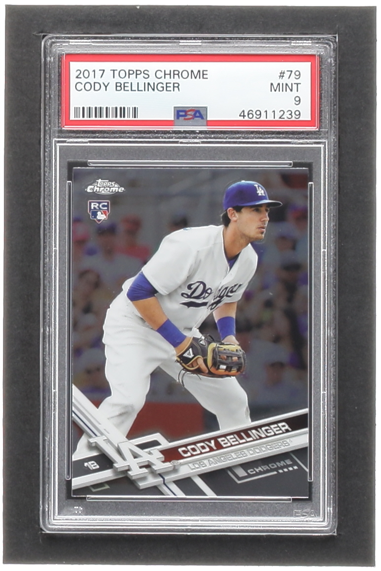 Cody Bellinger 2017 Topps Chrome #79 RC (PSA 9) at PristineAuction.com Cody Bellinger 2017 Topps Chrome #79 RC (PSA 9) at PristineAuction.com