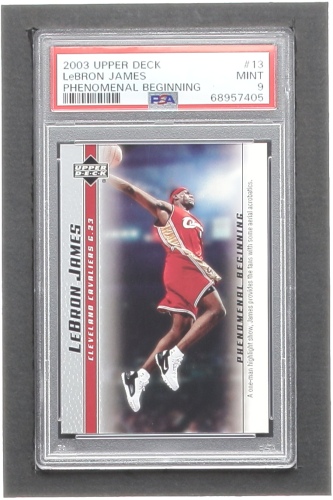 upper deck phenomenal beginnings lebron james