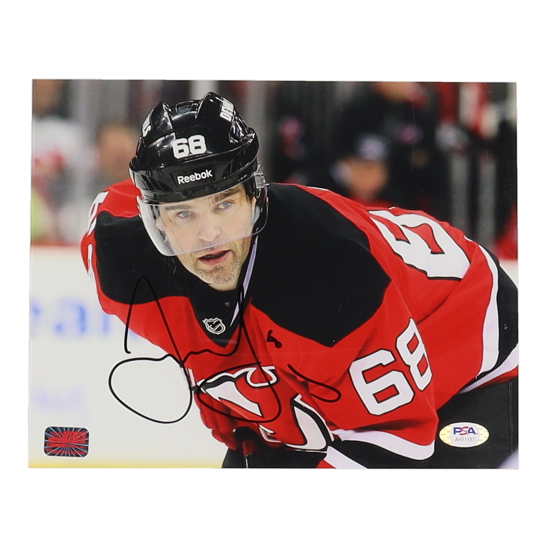 Jaromir Jagr Signed Devils 8x10 Photo (PSA & YSMS) at PristineAuction.com Jaromir Jagr Signed Devils 8x10 Photo (PSA & YSMS) at PristineAuction.com