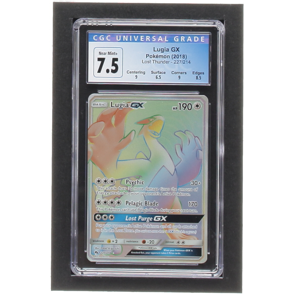 ULTRA RARE Ho-Oh + Lugia GX 159/214 SM57 Pokemon Lost Thunder Legendary