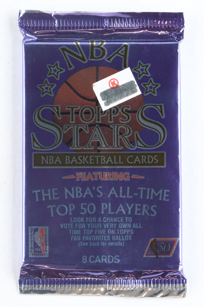 1996-97 Topps Stars Basketball Pack with (8) Cards at PristineAuction.com 1996-97 Topps Stars Basketball Pack with (8) Cards at PristineAuction.com