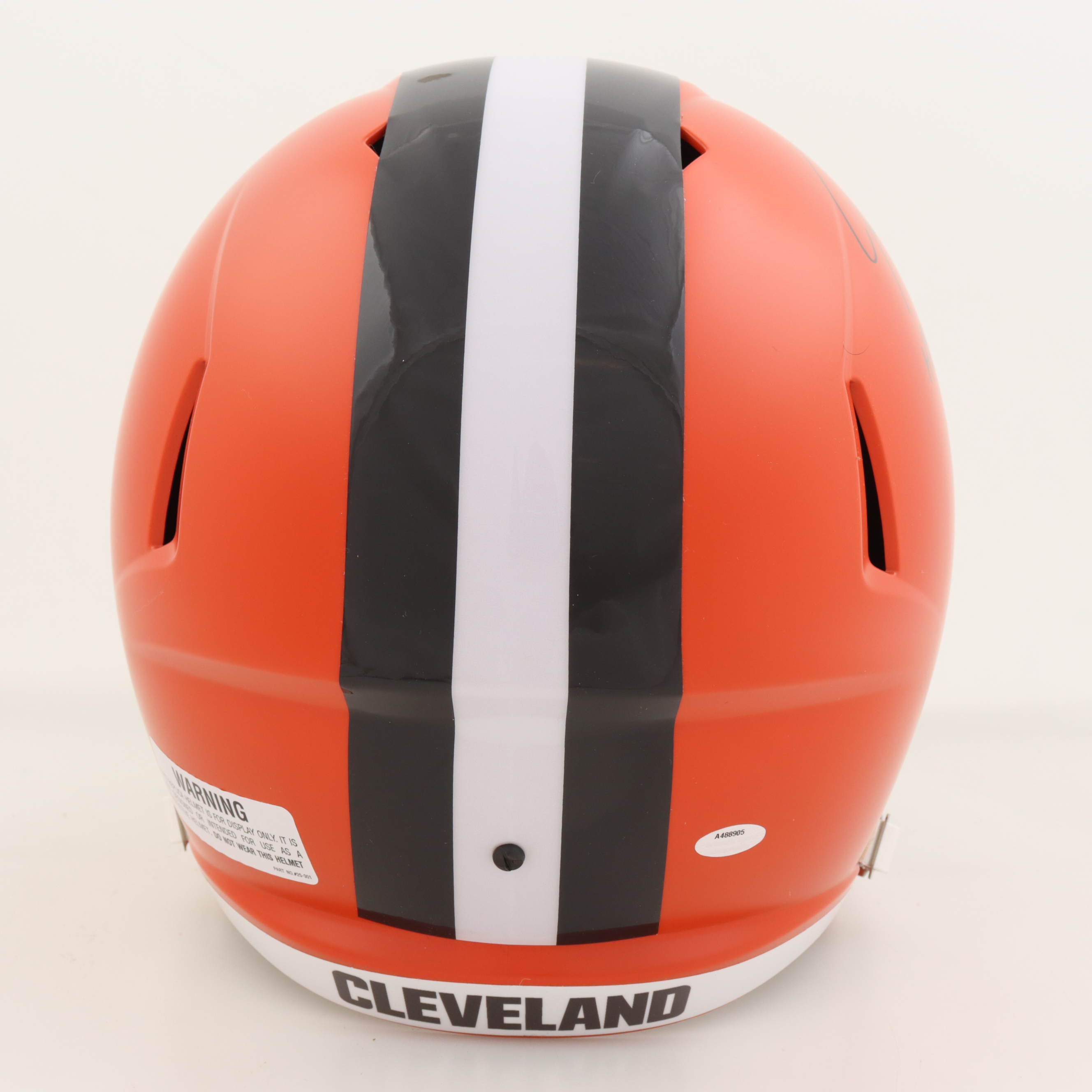 Joe Thomas Signed Browns Full-Size Speed Helmet Inscribed "HOF 2023" (Schwartz) at PristineAuction.com Joe Thomas Signed Browns Full-Size Speed Helmet Inscribed "HOF 2023" (Schwartz) at PristineAuction.com
