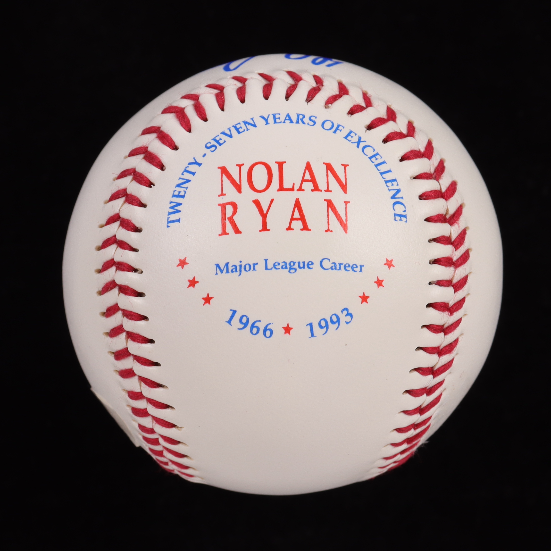 Nolan Ryan Signed Commemorative Logo Baseball With Display Case (PSA) at PristineAuction.com Nolan Ryan Signed Commemorative Logo Baseball With Display Case (PSA) at PristineAuction.com