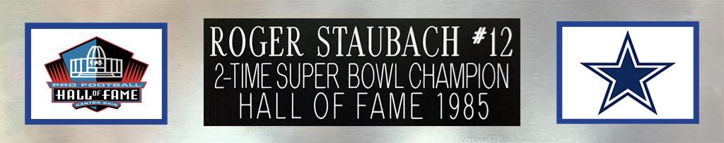 Roger Staubach Signed Custom Framed Jersey Display (Beckett) at PristineAuction.com Roger Staubach Signed Custom Framed Jersey Display (Beckett) at PristineAuction.com