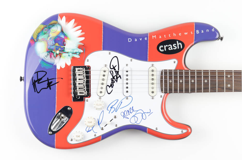 "Dave Matthews Band" 38" Custom Fender Electric Guitar Band-Signed by (5) with Dave Matthews, Carter Beaufort, Boyd Timsley, Tim Reynolds (JSA) at PristineAuction.com "Dave Matthews Band" 38" Custom Fender Electric Guitar Band-Signed by (5) with Dave Matthews, Carter Beaufort, Boyd Timsley, Tim Reynolds (JSA) at PristineAuction.com