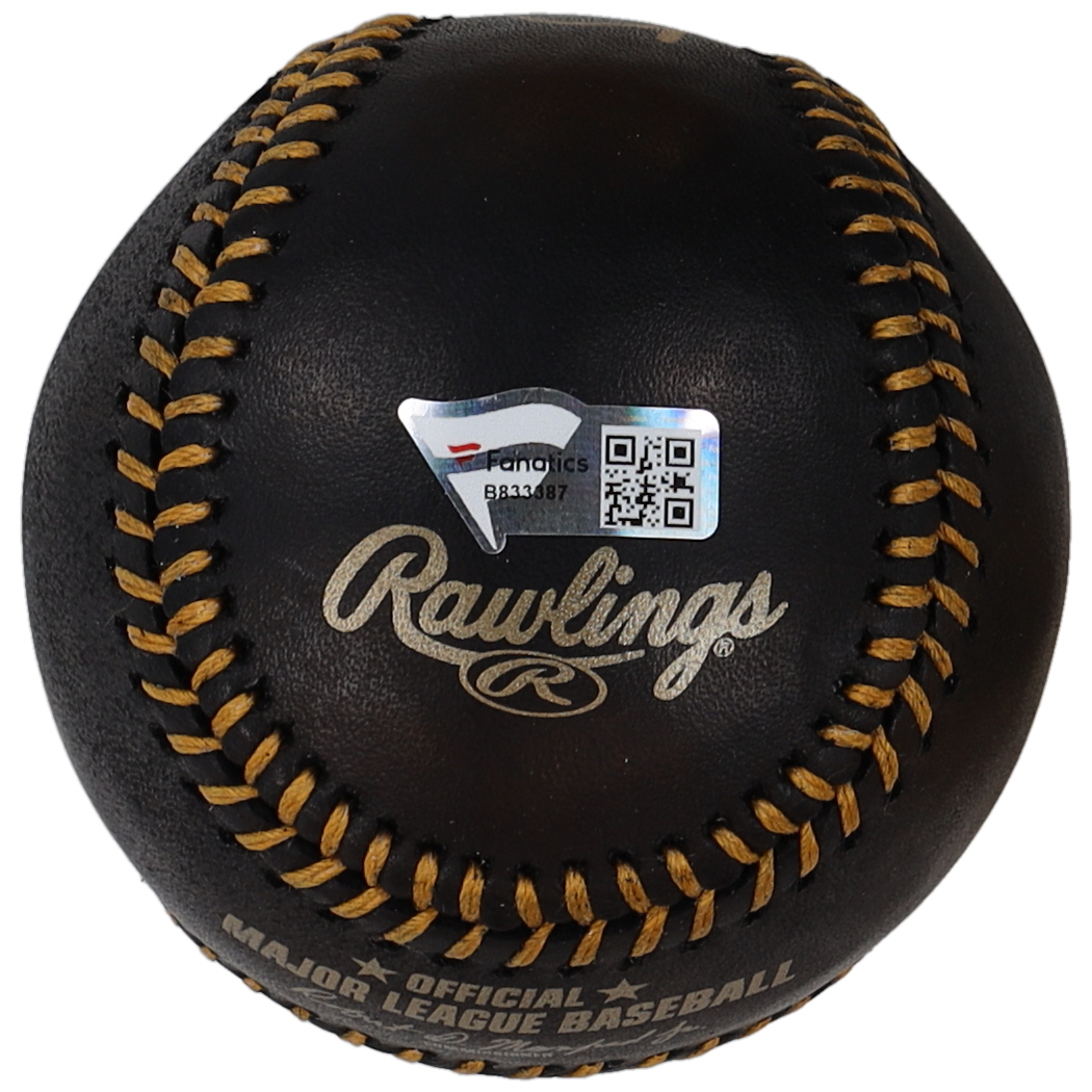 Jasson Dominguez Signed Black Leather OML Baseball (Fanatics & MLB) at PristineAuction.com Jasson Dominguez Signed Black Leather OML Baseball (Fanatics & MLB) at PristineAuction.com