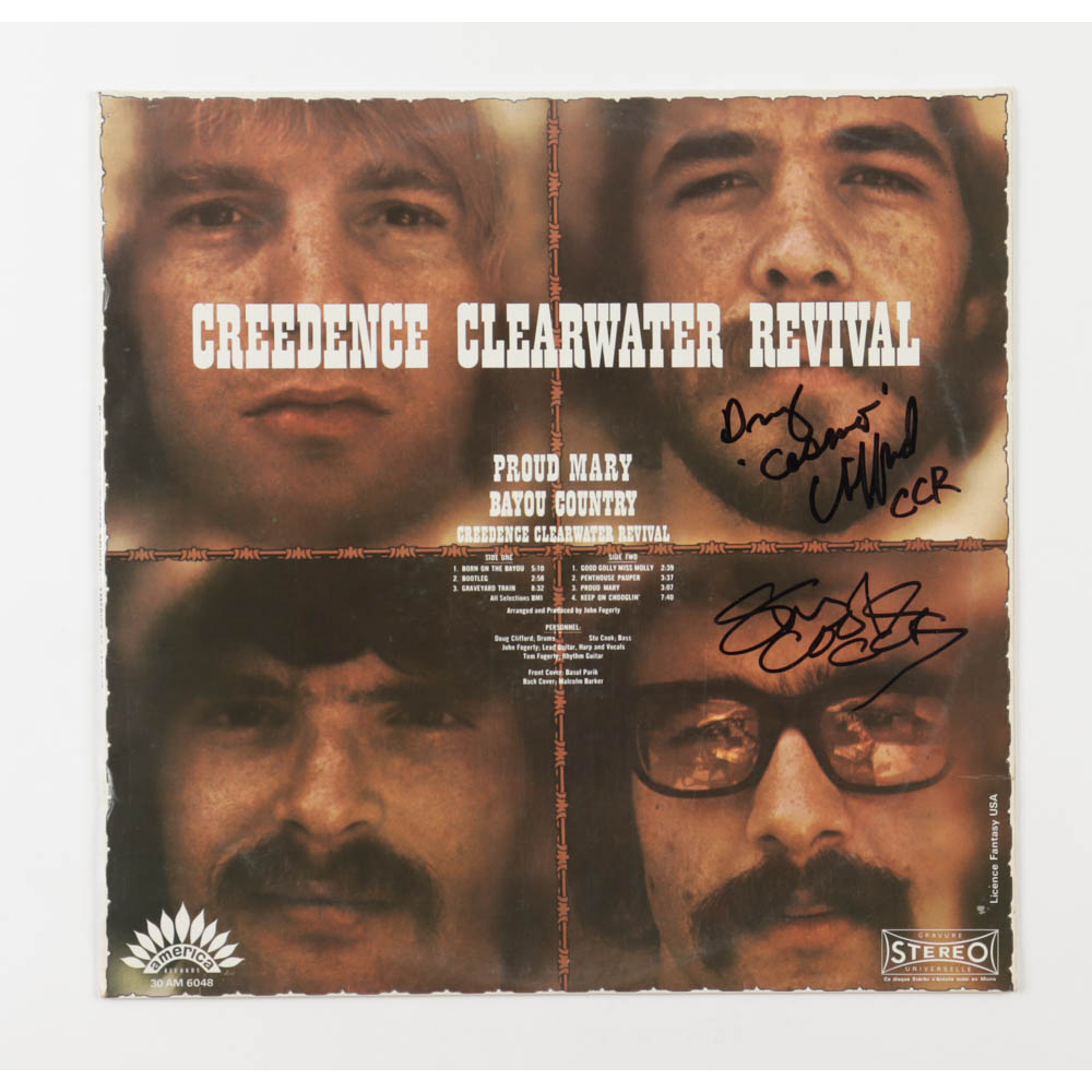 Stu Cook & Doug Clifford Signed “Creedence Clearwater Revival” Vinyl