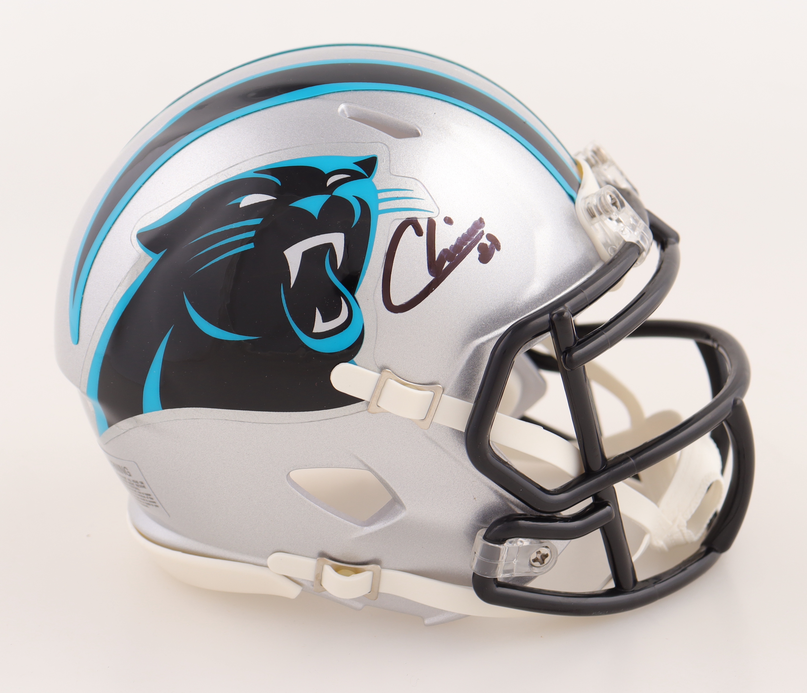 Jeremy Chinn Signed Panthers Speed Mini Helmet (Beckett) at PristineAuction.com Jeremy Chinn Signed Panthers Speed Mini Helmet (Beckett) at PristineAuction.com
