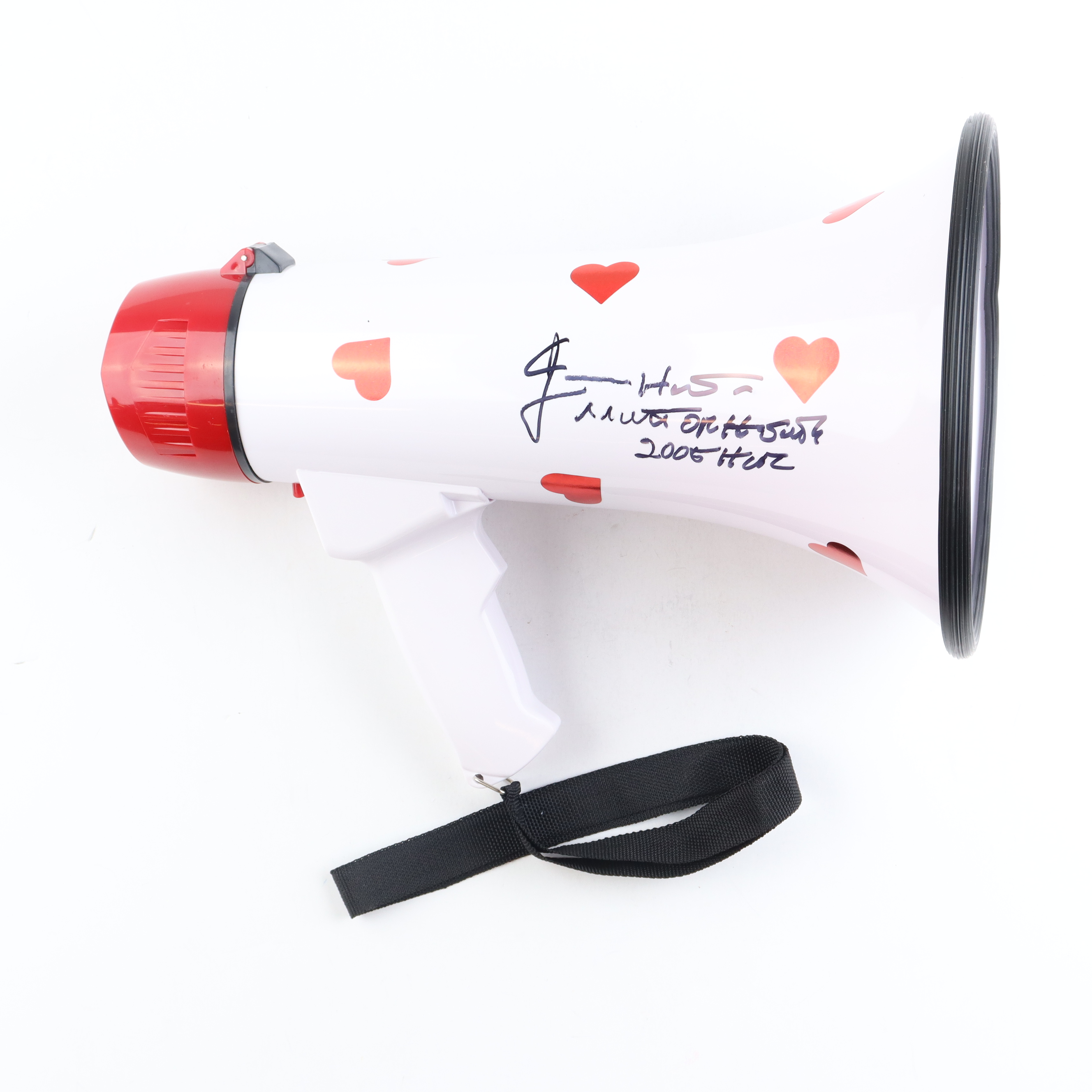 Jimmy Hart Signed Megaphone Inscribed "Mouth of the South" & "2005 HOF" (JSA) at PristineAuction.com Jimmy Hart Signed Megaphone Inscribed "Mouth of the South" & "2005 HOF" (JSA) at PristineAuction.com