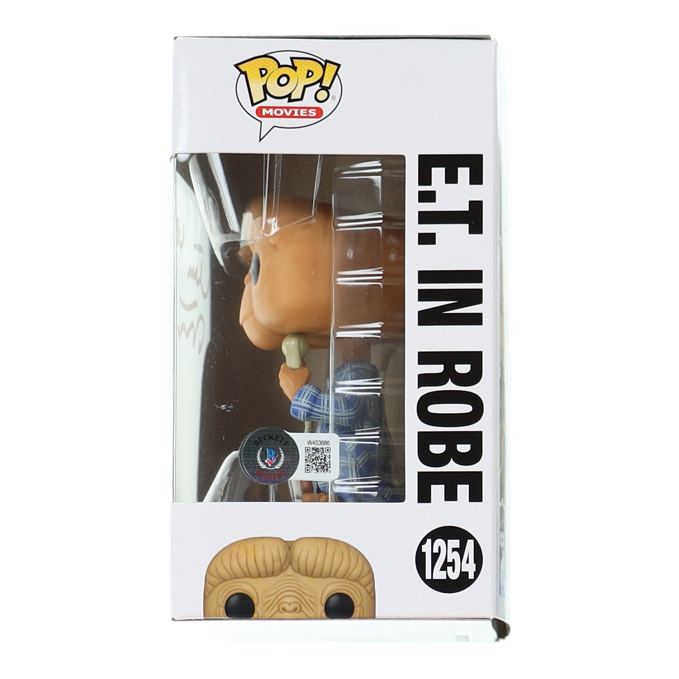 Matthew Demeritt Signed "E.T.: The Extra Terrestrial" #1254 E.T. In Robe Funko Pop! Vinyl Figure Inscribed "ET" (Beckett) at PristineAuction.com Matthew Demeritt Signed "E.T.: The Extra Terrestrial" #1254 E.T. In Robe Funko Pop! Vinyl Figure Inscribed "ET" (Beckett) at PristineAuction.com