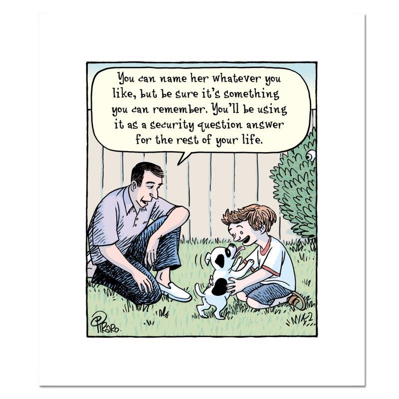 Bizarro "Pet Password" LE 8x15 Giclee on Paper by Dan Piraro (Artova) at PristineAuction.com Bizarro "Pet Password" LE 8x15 Giclee on Paper by Dan Piraro (Artova) at PristineAuction.com