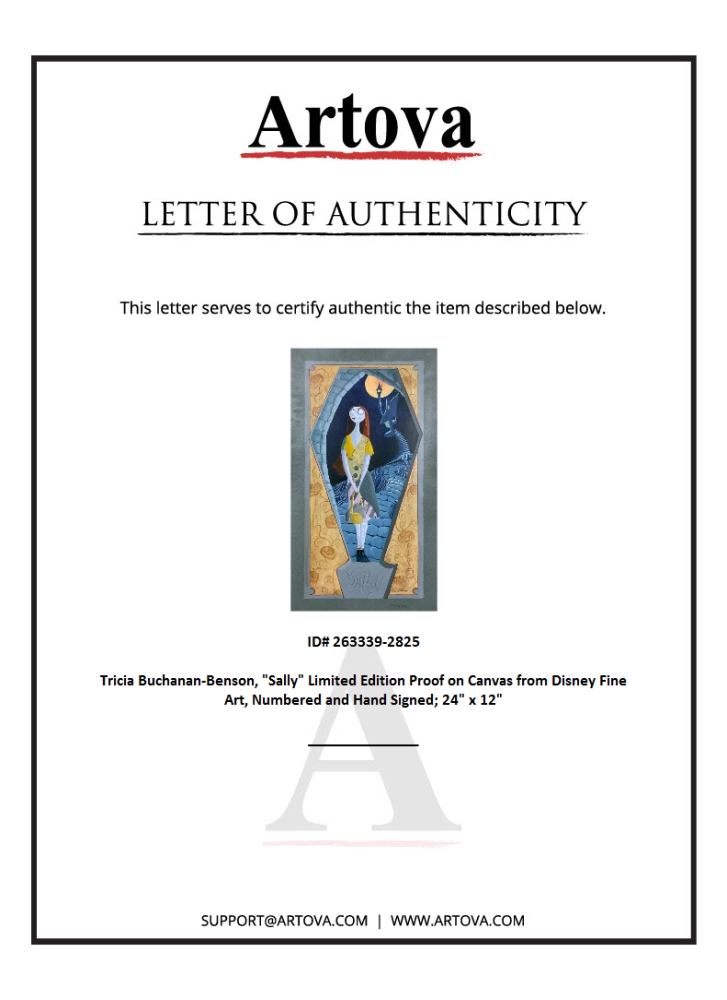 "Sally" LE 12x24 Proof Giclee on Canvas by Tricia Buchanan-Benson (Artova) at PristineAuction.com "Sally" LE 12x24 Proof Giclee on Canvas by Tricia Buchanan-Benson (Artova) at PristineAuction.com