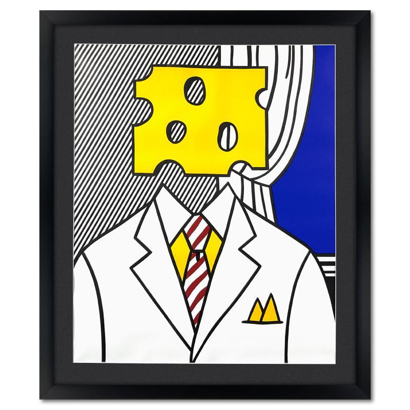 "Lichtenstein Poster" 34x41 Custom Framed Vintage Lithograph from 1978 Ace Gallery Poster by Roy Lichtenstein at PristineAuction.com "Lichtenstein Poster" 34x41 Custom Framed Vintage Lithograph from 1978 Ace Gallery Poster by Roy Lichtenstein at PristineAuction.com