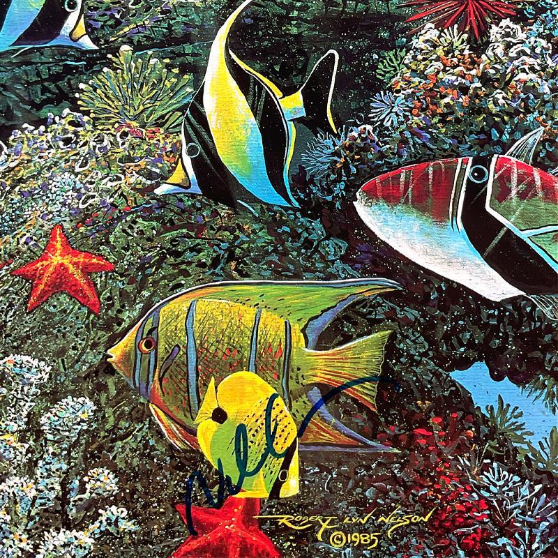 "Undersea Song" 19x24 Poster by Robert Lyn Nelson (PA) at PristineAuction.com "Undersea Song" 19x24 Poster by Robert Lyn Nelson (PA) at PristineAuction.com