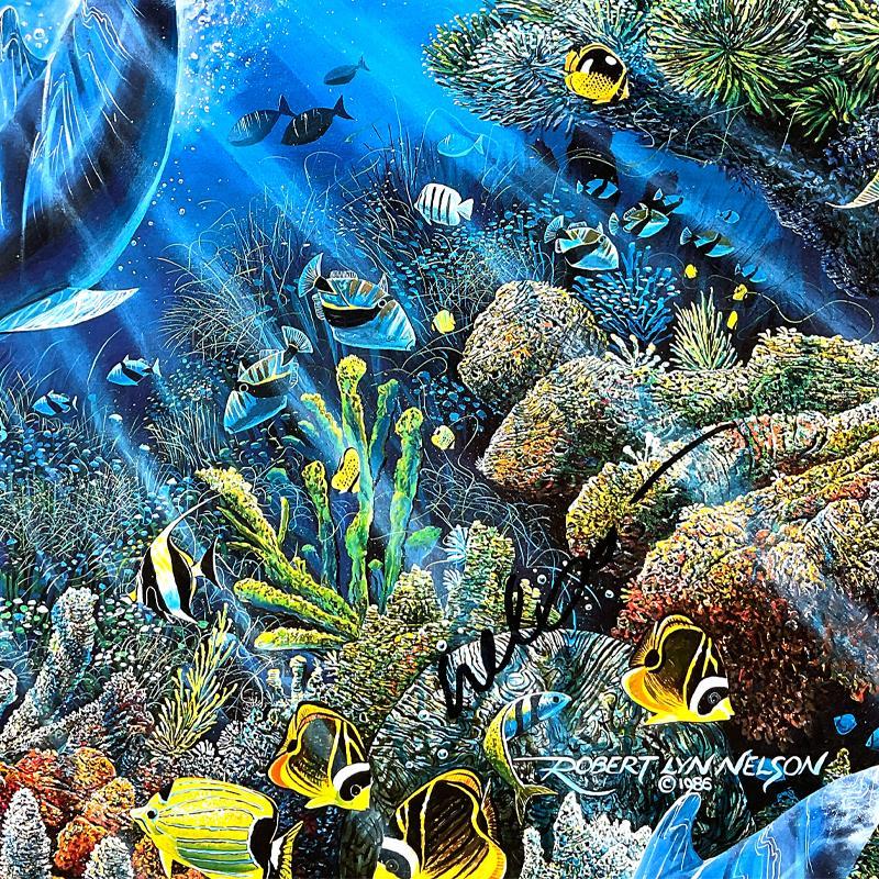 "Glisten of Na Pali" 20x18 Poster by Robert Lyn Nelson (PA) at PristineAuction.com "Glisten of Na Pali" 20x18 Poster by Robert Lyn Nelson (PA) at PristineAuction.com