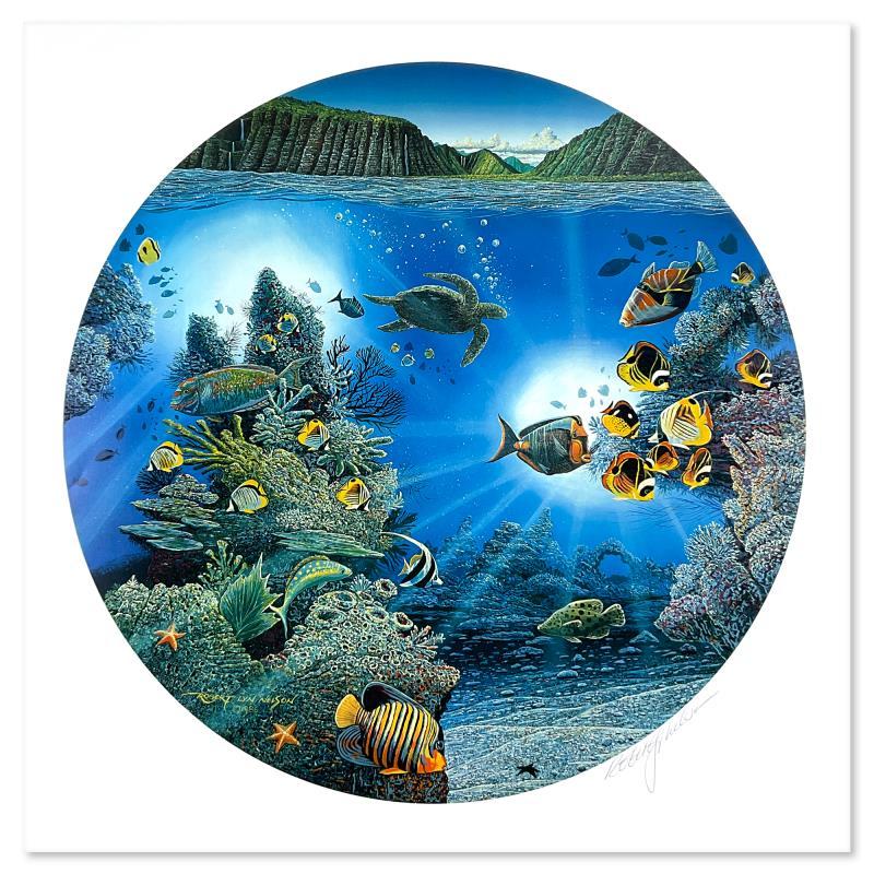 Robert Lyn Nelson Signed "Serenity of Waipio" Limited Edition 27x30 Mixed Media (PA) at PristineAuction.com Robert Lyn Nelson Signed "Serenity of Waipio" Limited Edition 27x30 Mixed Media (PA) at PristineAuction.com