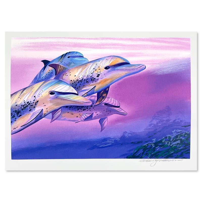 "Eyes of Friends" LE 34x26 Serigraph by Robert Lyn Nelson (PA) at PristineAuction.com "Eyes of Friends" LE 34x26 Serigraph by Robert Lyn Nelson (PA) at PristineAuction.com