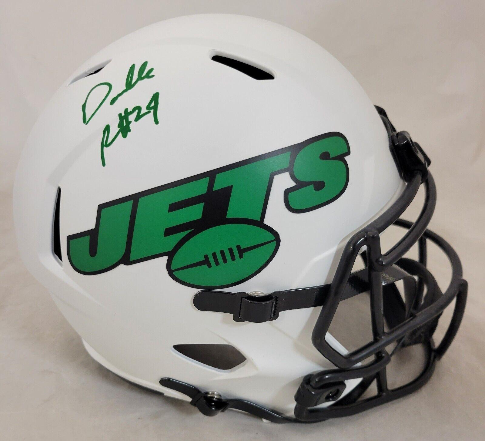 Darrelle Revis Signed Jets Full-Size Lunar Eclipse Alternate Speed Helmet (Beckett) at PristineAuction.com Darrelle Revis Signed Jets Full-Size Lunar Eclipse Alternate Speed Helmet (Beckett) at PristineAuction.com
