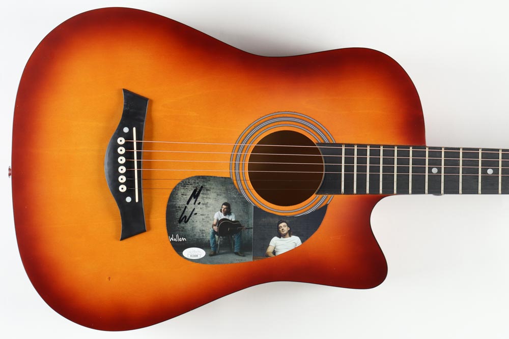 Morgan Wallen Signed 38" Acoustic Guitar (JSA) at PristineAuction.com Morgan Wallen Signed 38" Acoustic Guitar (JSA) at PristineAuction.com