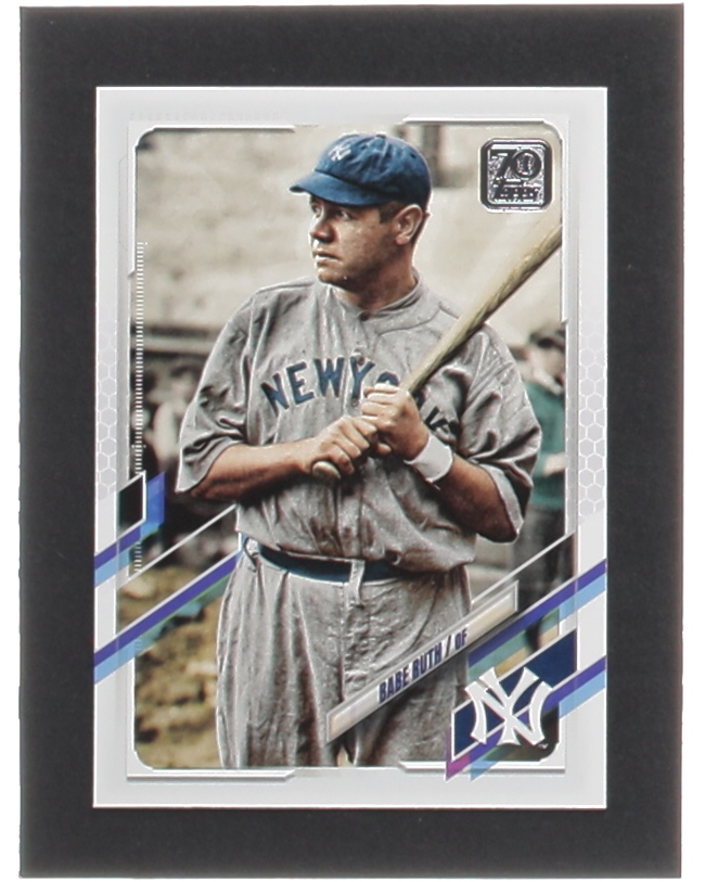 Babe Ruth 2021 Topps Base Set Photo Variations #449B SSP / Bat On Shoulder at PristineAuction.com Babe Ruth 2021 Topps Base Set Photo Variations #449B SSP / Bat On Shoulder at PristineAuction.com