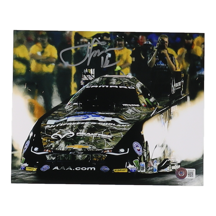 John Force Signed 8x10 Photo (Beckett) at PristineAuction.com John Force Signed 8x10 Photo (Beckett) at PristineAuction.com