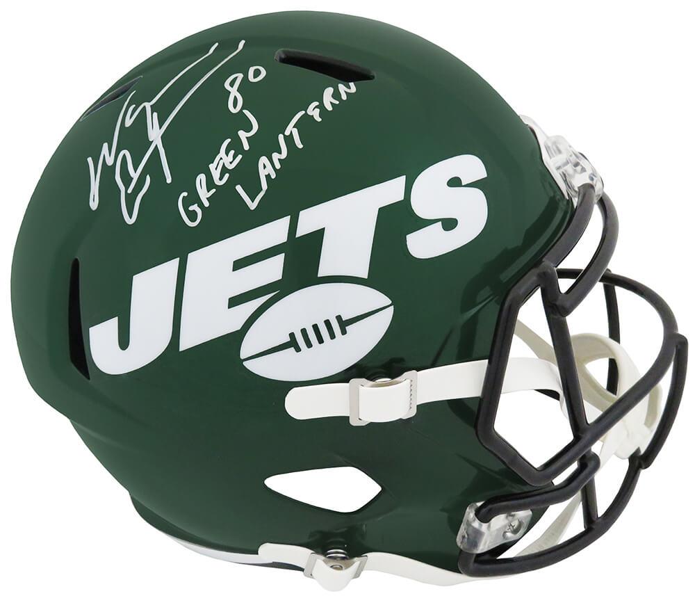 Wayne Chrebet Signed Jets Full-Size Speed Helmet Inscribed "Green Lantern" (Schwartz) at PristineAuction.com Wayne Chrebet Signed Jets Full-Size Speed Helmet Inscribed "Green Lantern" (Schwartz) at PristineAuction.com