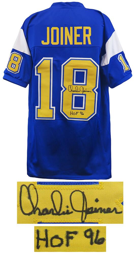 Charlie Joiner Signed Jersey Inscribed "HOF 96" (Schwartz) at PristineAuction.com Charlie Joiner Signed Jersey Inscribed "HOF 96" (Schwartz) at PristineAuction.com