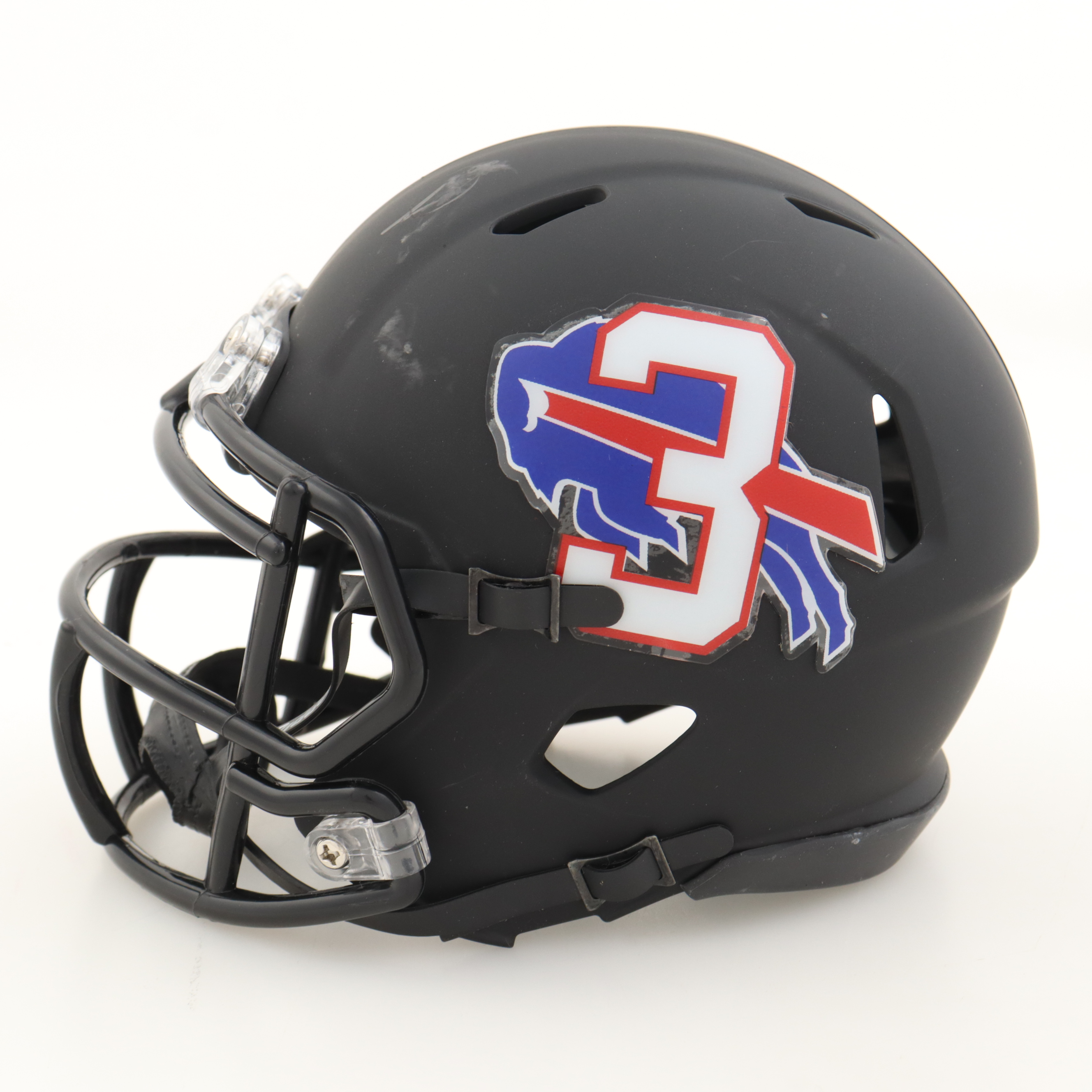 Damar Hamlin Signed Bills Speed Mini Helmet (Beckett) at PristineAuction.com Damar Hamlin Signed Bills Speed Mini Helmet (Beckett) at PristineAuction.com