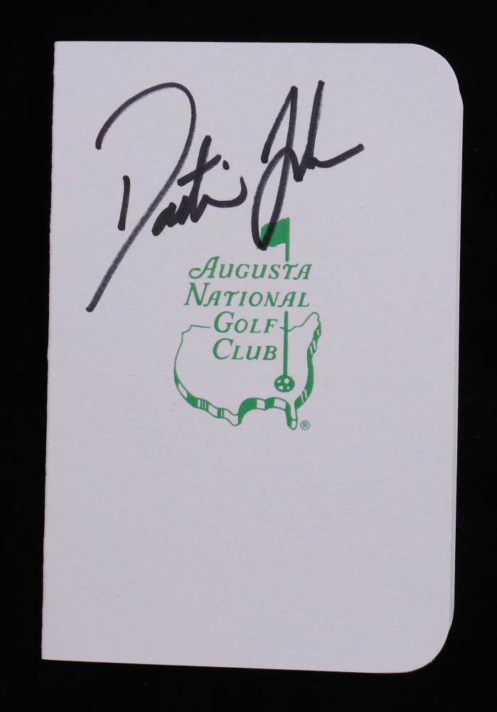 Dustin Johnson Signed Augusta National Masters Score Card (Beckett
