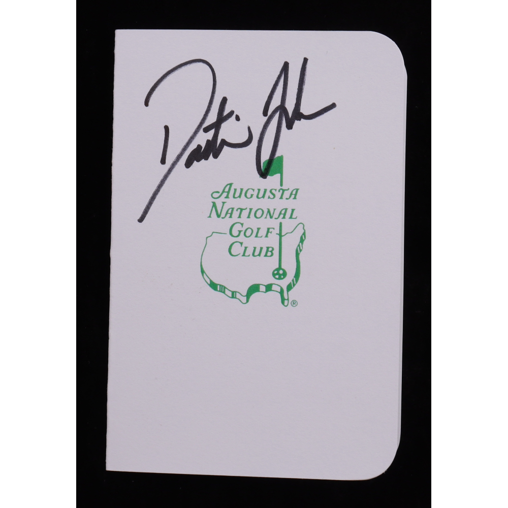 Dustin Johnson Signed Augusta National Masters Score Card (Beckett