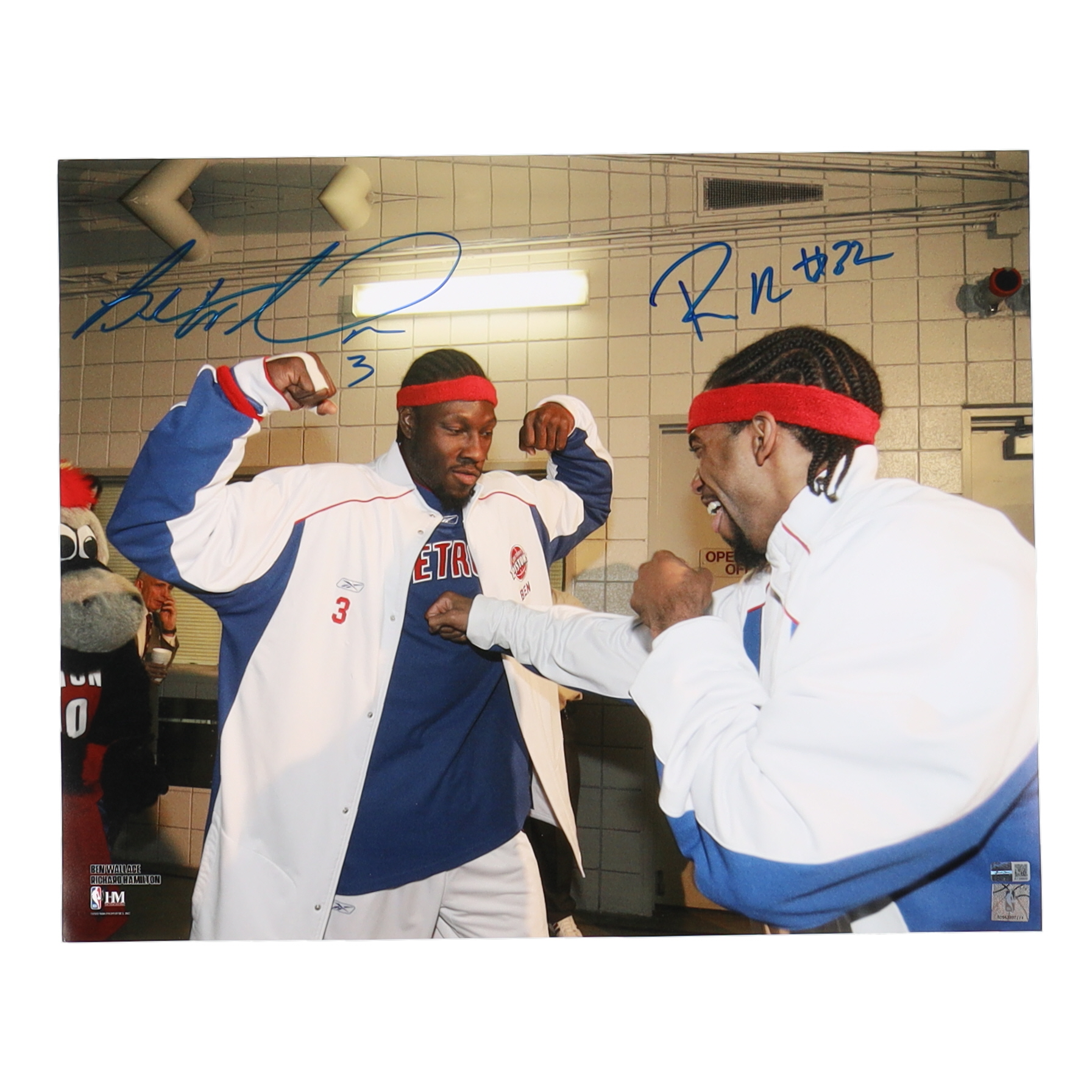 Ben Wallace & Rip Hamiton Signed Pistons 16x20 Photo (SteinerCX) at PristineAuction.com Ben Wallace & Rip Hamiton Signed Pistons 16x20 Photo (SteinerCX) at PristineAuction.com