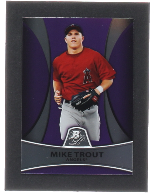 Mike Trout 2010 Bowman Platinum Prospects Purple Refractors #PP5 at PristineAuction.com Mike Trout 2010 Bowman Platinum Prospects Purple Refractors #PP5 at PristineAuction.com
