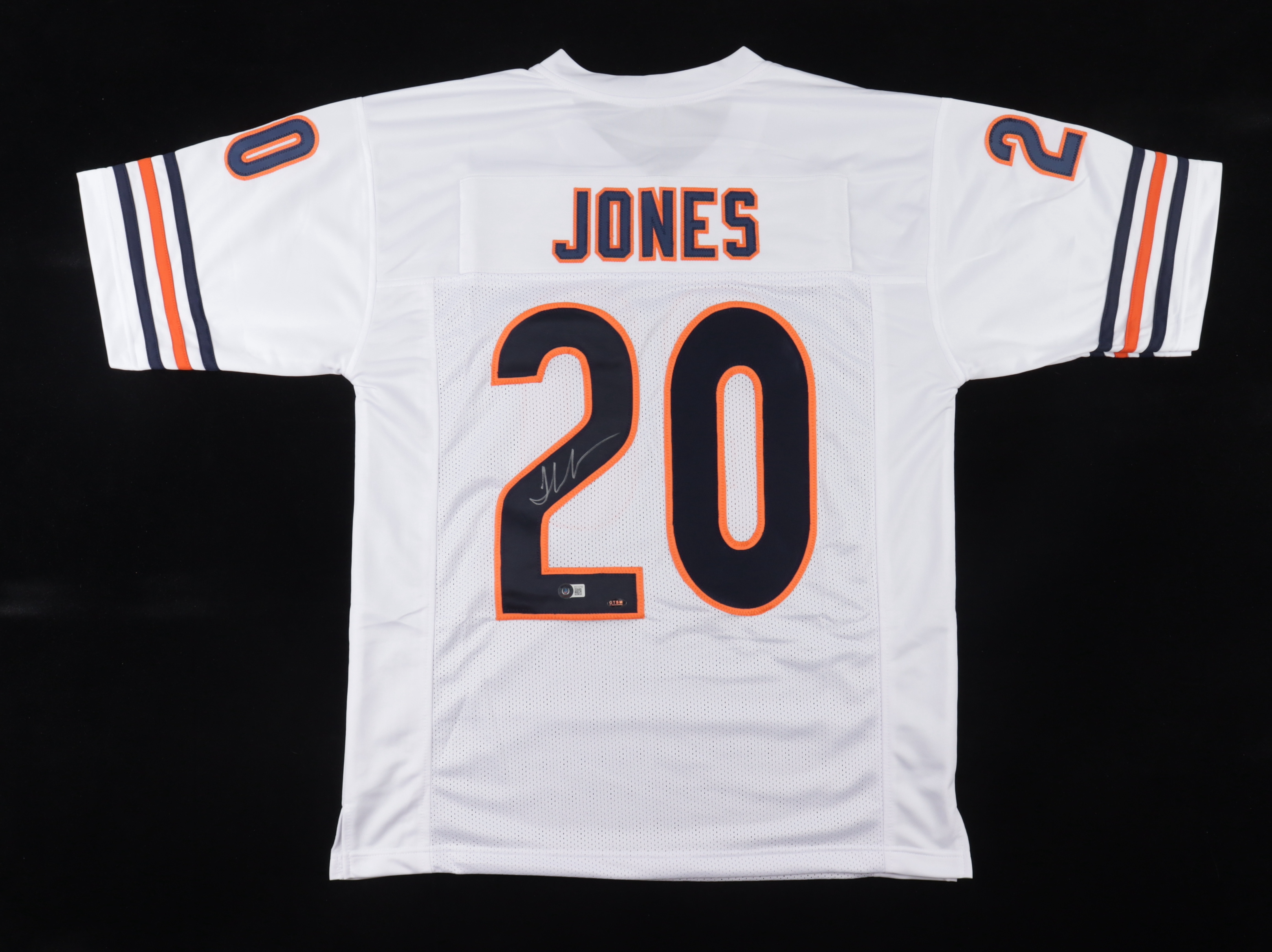 Thomas Jones Signed Jersey (Beckett & GTSM) at PristineAuction.com Thomas Jones Signed Jersey (Beckett & GTSM) at PristineAuction.com