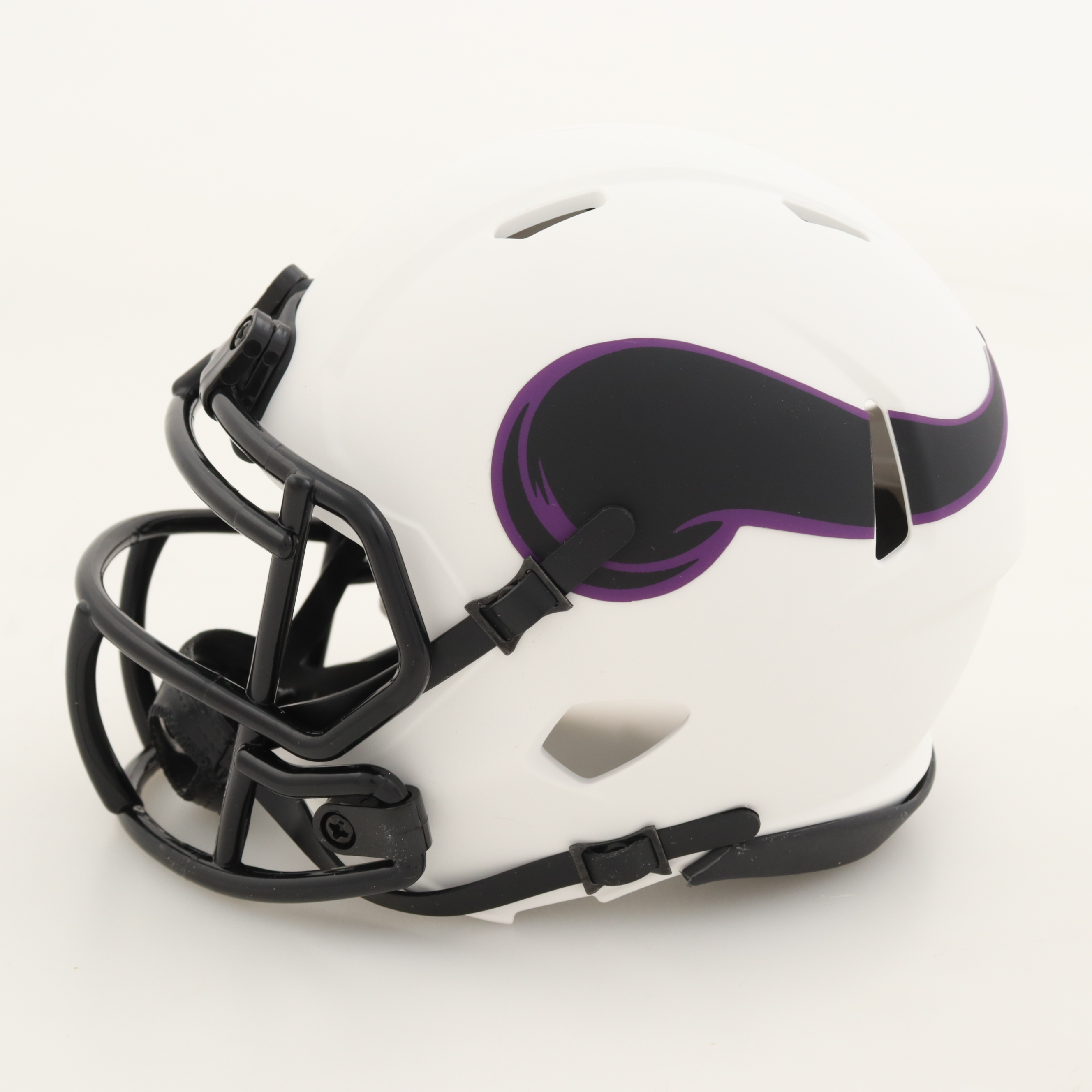 Adrian Peterson Signed Vikings Lunar Eclipse Alternate Speed Mini Helmet (Beckett) at PristineAuction.com Adrian Peterson Signed Vikings Lunar Eclipse Alternate Speed Mini Helmet (Beckett) at PristineAuction.com