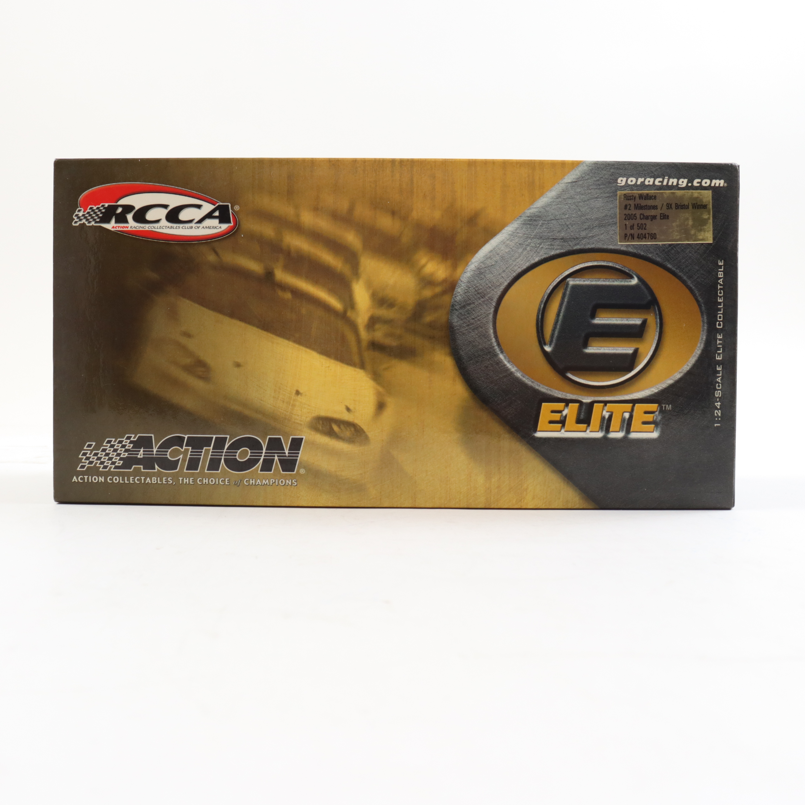 Rusty Wallace LE #2 Milestones / Last Call Year-in-Review 2005 Charger Elite 1:24 Scale Die-Cast Car at PristineAuction.com Rusty Wallace LE #2 Milestones / Last Call Year-in-Review 2005 Charger Elite 1:24 Scale Die-Cast Car at PristineAuction.com