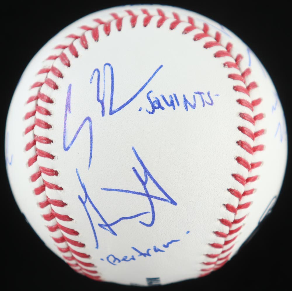 "The Sandlot" OML Baseball Signed by (6) with Tom Guiry, Chauncey Leopardi, Shane Obedzinksi, Marty York (Beckett) at PristineAuction.com "The Sandlot" OML Baseball Signed by (6) with Tom Guiry, Chauncey Leopardi, Shane Obedzinksi, Marty York (Beckett) at PristineAuction.com