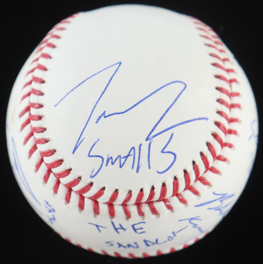 "The Sandlot" OML Baseball Signed by (6) with Tom Guiry, Chauncey Leopardi, Shane Obedzinksi, Marty York (Beckett) at PristineAuction.com "The Sandlot" OML Baseball Signed by (6) with Tom Guiry, Chauncey Leopardi, Shane Obedzinksi, Marty York (Beckett) at PristineAuction.com