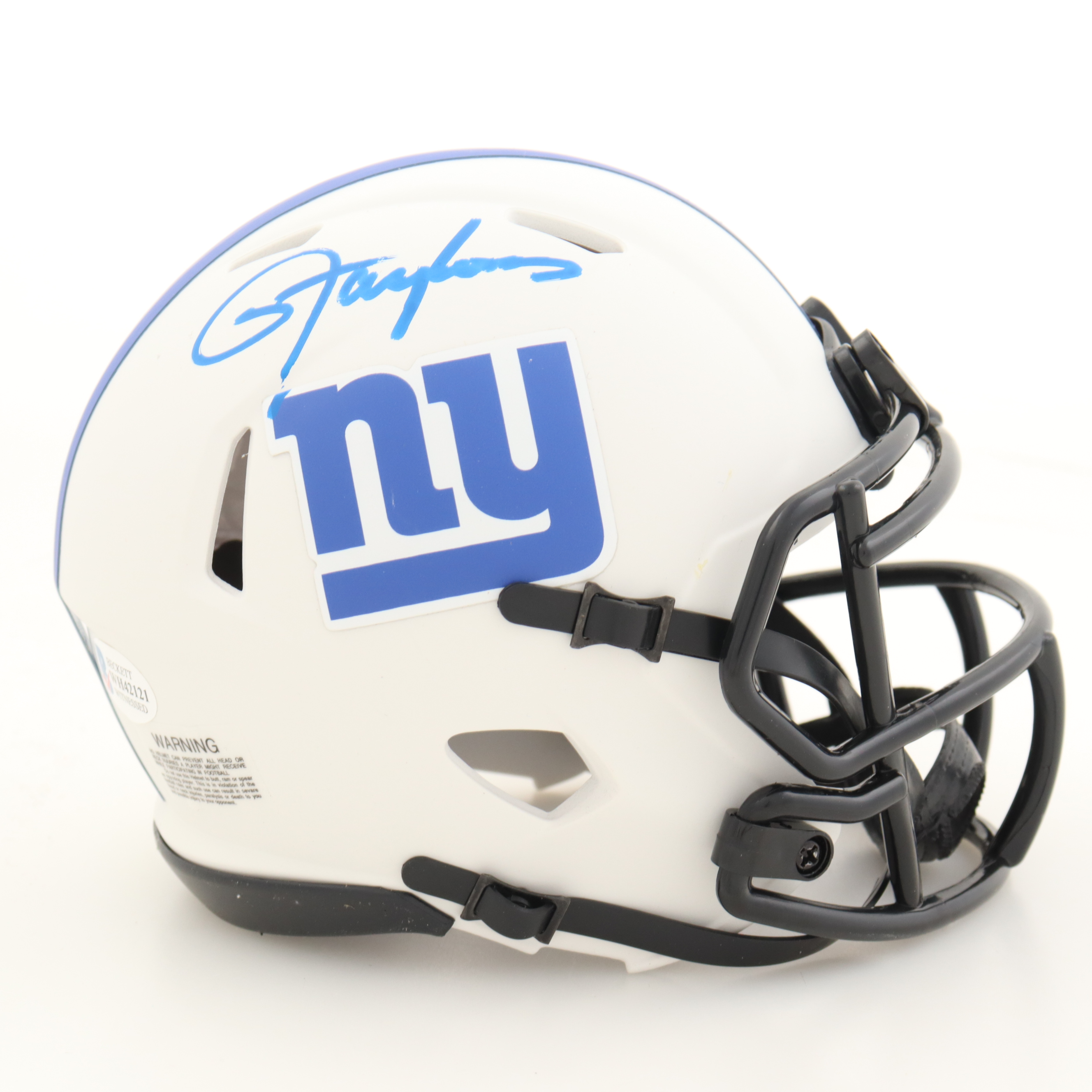 Lawrence Taylor Signed Giants Lunar Eclipse Alternate Speed Mini Helmet (Beckett) at PristineAuction.com Lawrence Taylor Signed Giants Lunar Eclipse Alternate Speed Mini Helmet (Beckett) at PristineAuction.com