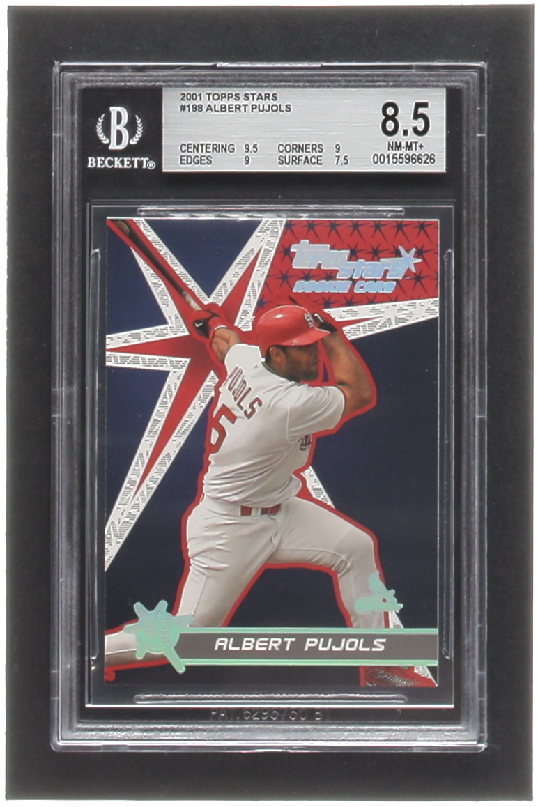 Albert Pujols 2001 Topps Stars #198 RC (BGS 8.5) at PristineAuction.com Albert Pujols 2001 Topps Stars #198 RC (BGS 8.5) at PristineAuction.com