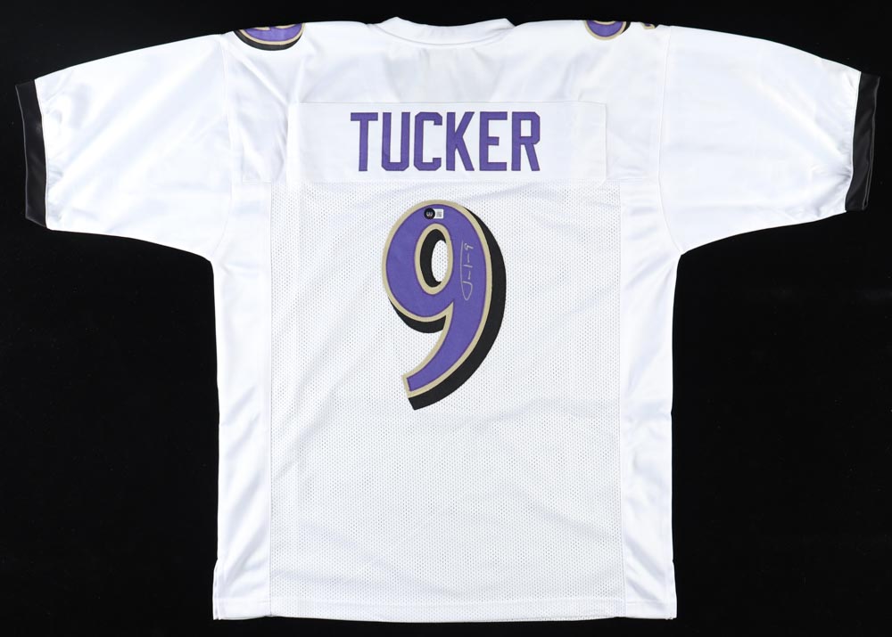 Justin Tucker Signed Jersey (Beckett) at PristineAuction.com Justin Tucker Signed Jersey (Beckett) at PristineAuction.com