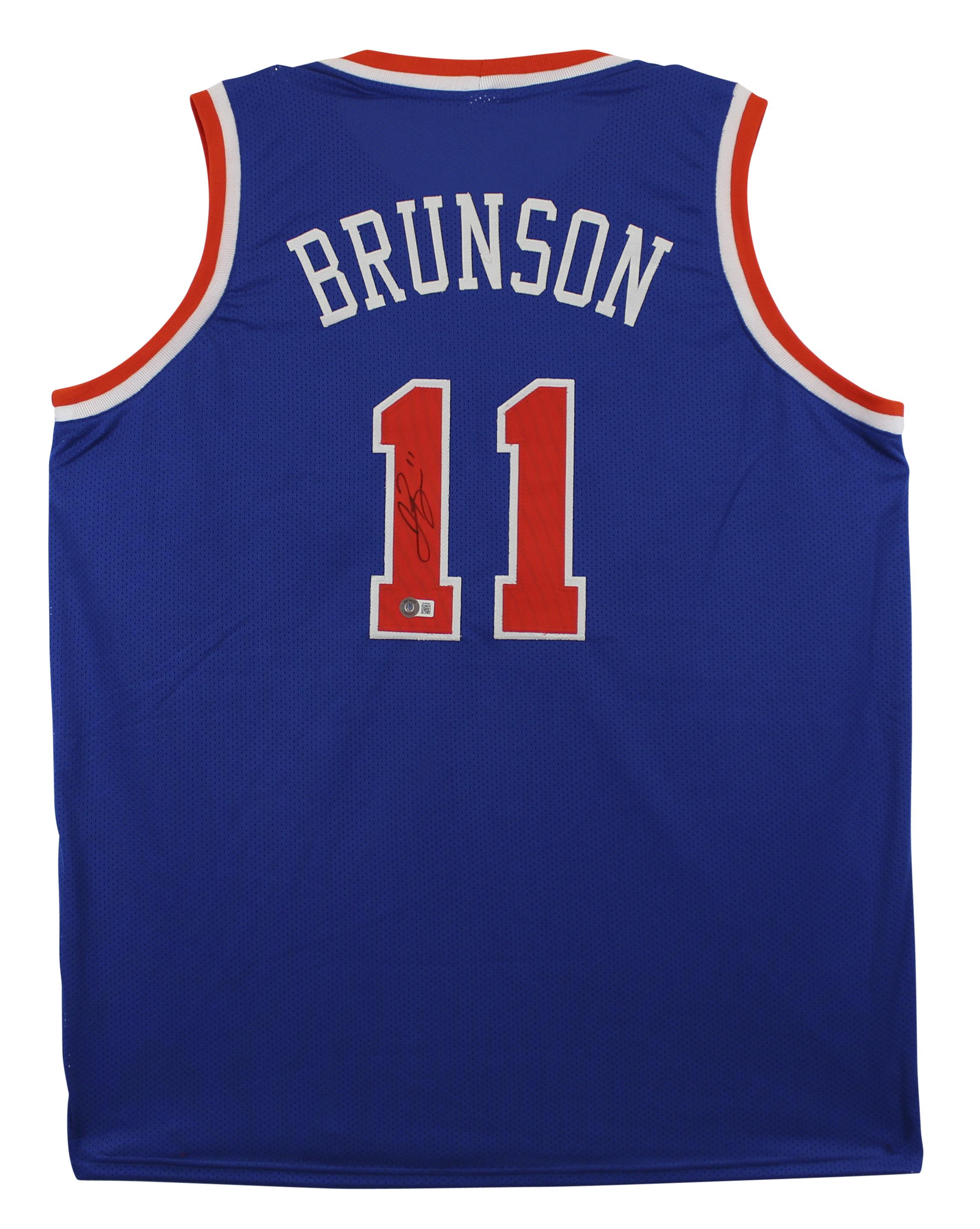 Jalen Brunson Signed Jersey (Beckett) at PristineAuction.com Jalen Brunson Signed Jersey (Beckett) at PristineAuction.com