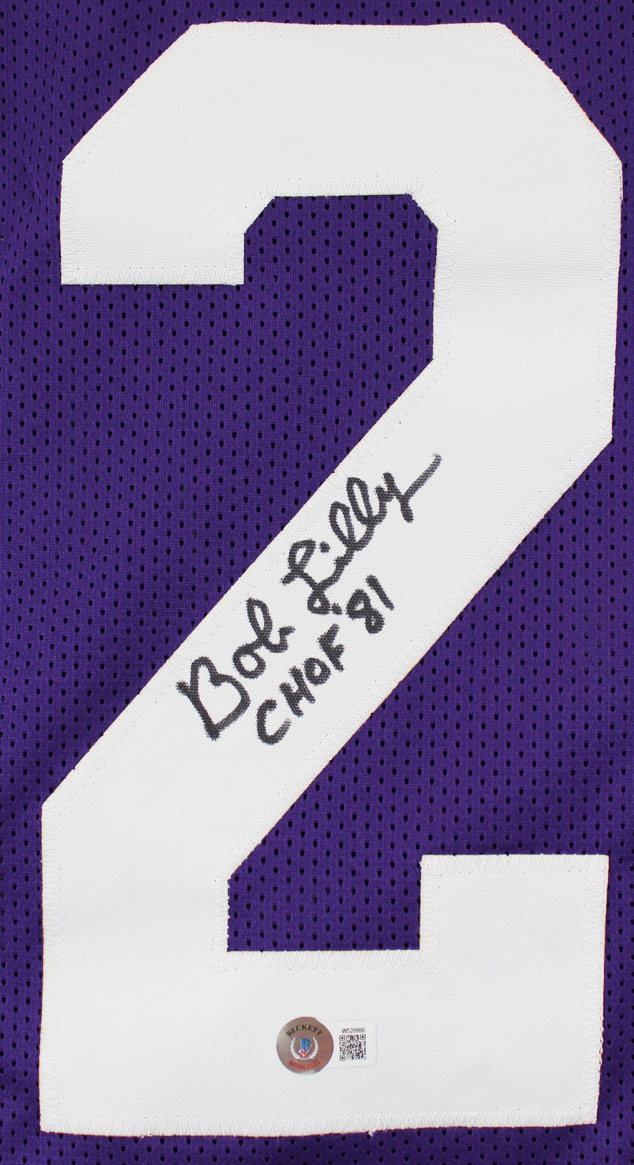 Bob Lilly Signed Jersey Inscribed "CHOF 81" (Beckett) at PristineAuction.com Bob Lilly Signed Jersey Inscribed "CHOF 81" (Beckett) at PristineAuction.com