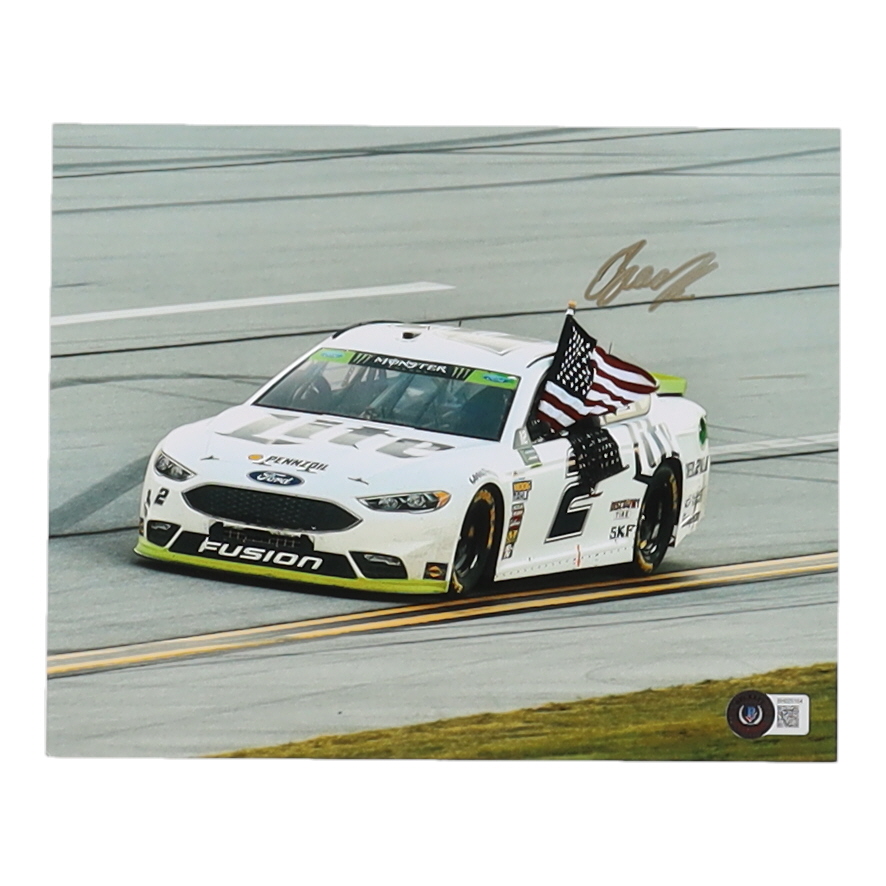 Brad Keselowski Signed NASCAR 8x10 Photo (Beckett) at PristineAuction.com Brad Keselowski Signed NASCAR 8x10 Photo (Beckett) at PristineAuction.com