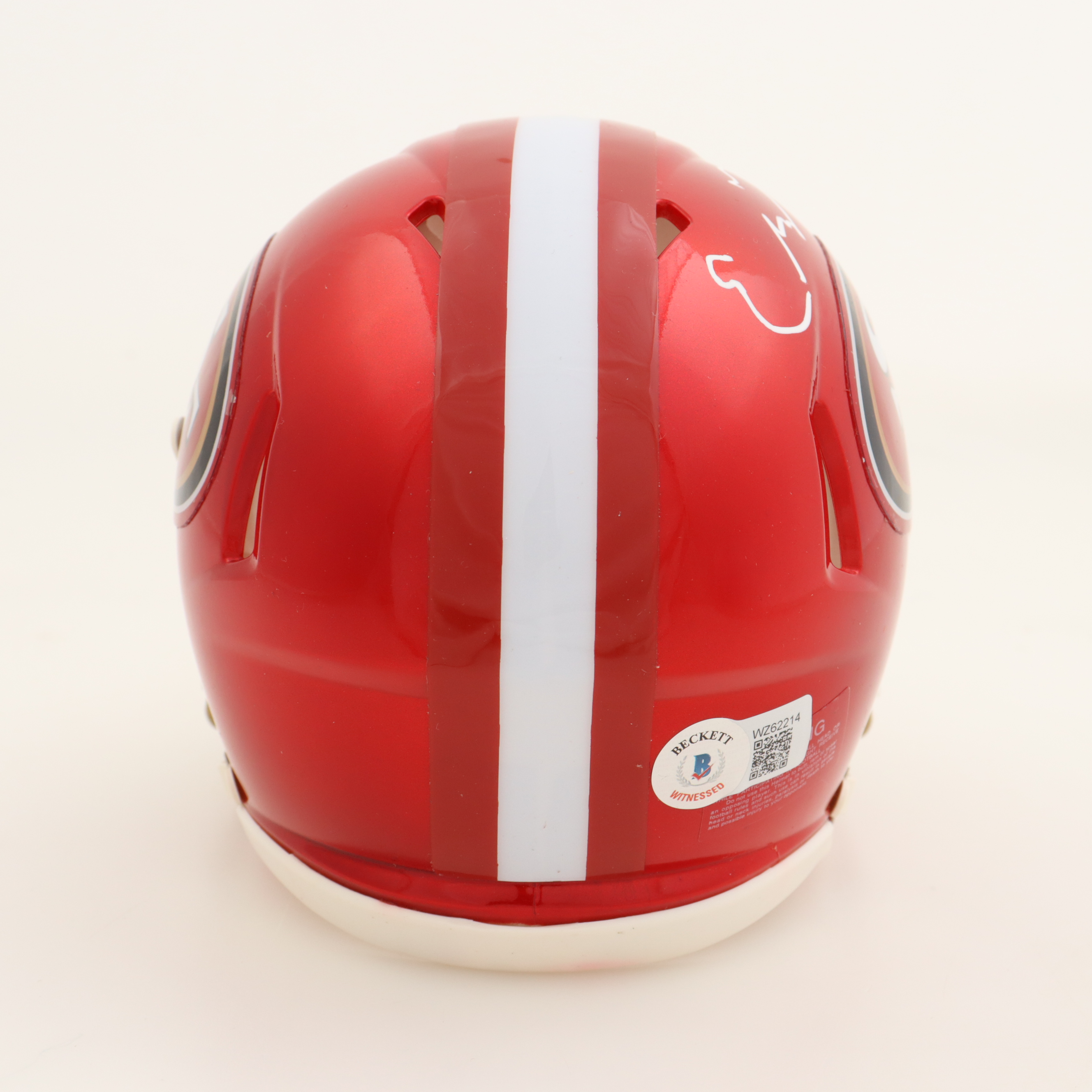 Elijah Mitchell Signed 49ers Flash Alternate Speed Mini Helmet (Beckett) at PristineAuction.com Elijah Mitchell Signed 49ers Flash Alternate Speed Mini Helmet (Beckett) at PristineAuction.com